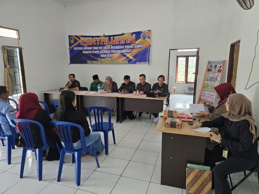 BLT 2025 di Desa Datai Nirui Disalurkan Lancar, DPRD Turut Pantau
