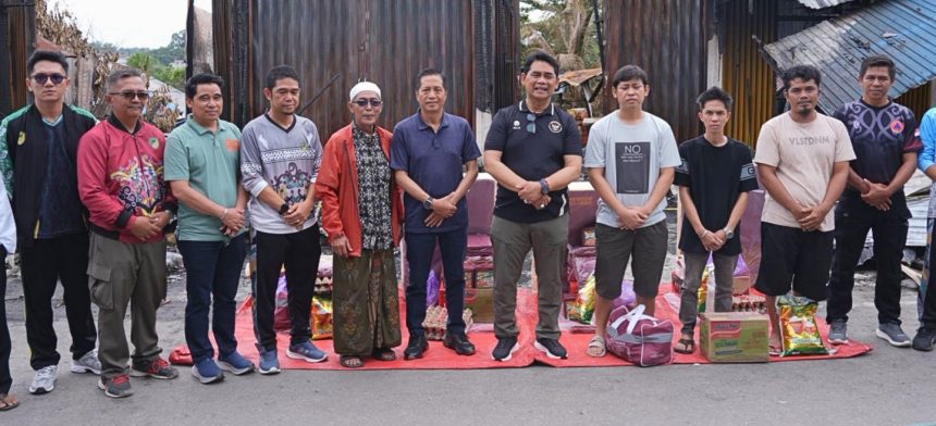Bupati Barito Utara Salurkan Santunan dan Bantuan Logistik untuk Korban Kebakaran di Jalan Merak