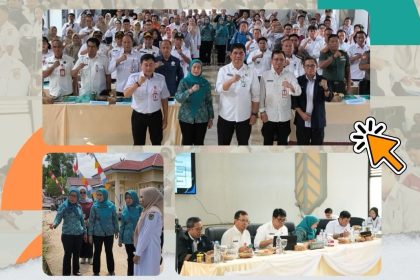 Bupati dan Ketua TP PKK Barito Utara Hadiri Musrenbang Lahei, Tinjau Pelayanan Posyandu