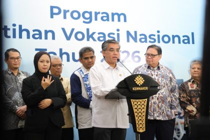 Buruan Daftar! Kemnaker Siapkan 20.000 Kuota Pelatihan Vokasi Nasional 2026 Batch 1