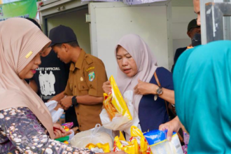 Disperindag Balangan Gelar Pasar Murah di Mantuyan, Sasar Pengendalian Inflasi