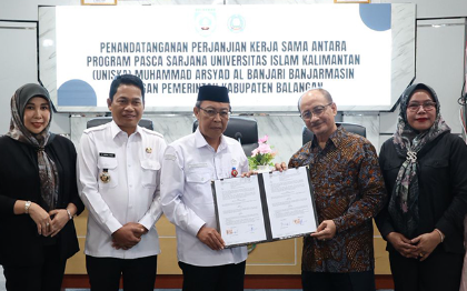 Pemkab Balangan Gandeng Pascasarjana UNISKA Perkuat SDM Daerah