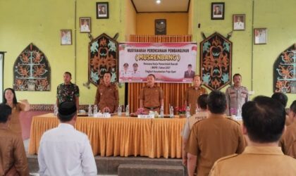 Staf Ahli Bupati Bartim Buka Musrenbang Paju Epat