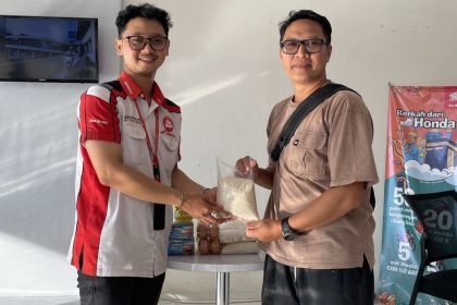 Honda Satrio Biru Motor