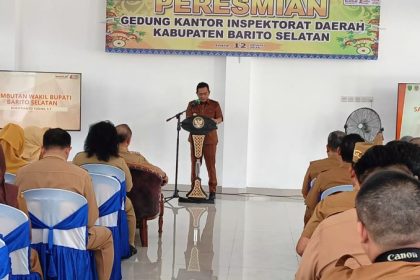 Wabup Kristianto Yudha Resmikan Kantor Baru Inspektorat Barsel, Perkuat Pengawasan Daerah