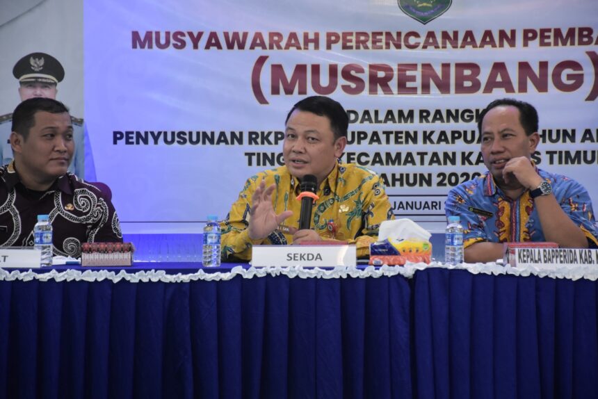Sekda Kapuas Pimpin Musrenbang RKPD 2027 di Kapuas Timur
