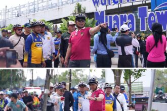 Bupati Barito Utara Gowes Keliling Kota, Pantau Infrastruktur dan Kebersihan