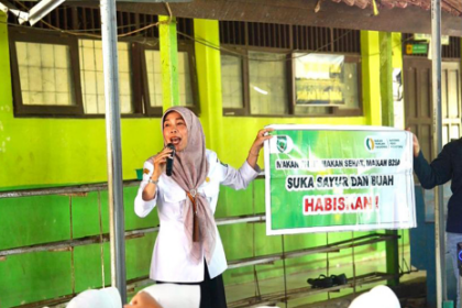 DKP3 Balangan Sosialisasikan Pola Makan B2SA kepada Pelajar