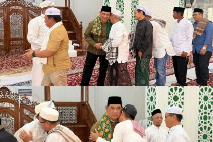 Bupati Barito Utara Salat Jumat Bersama Warga, Perkuat Silaturahmi dan Serap Aspirasi