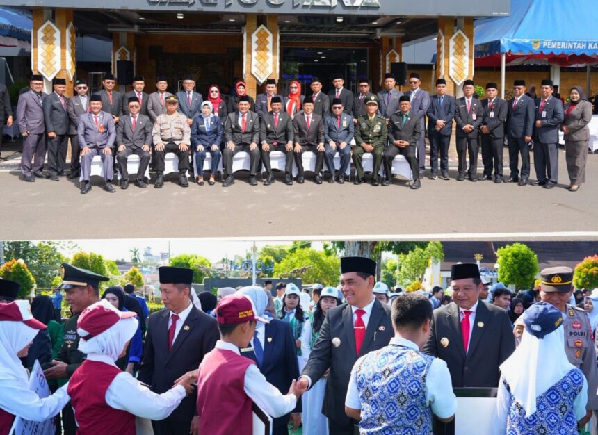 Hardiknas 2026, Bupati Barito Utara Serahkan Bantuan Pendidikan untuk Siswa Berprestasi