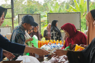 Pasar Murah di Desa Munjung Diserbu Warga, Sejumlah Bahan Pokok Ludes Terjual