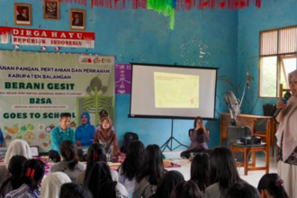 DKP3 Balangan Edukasi Pelajar Terapkan Pola Makan Sehat dan Bergizi