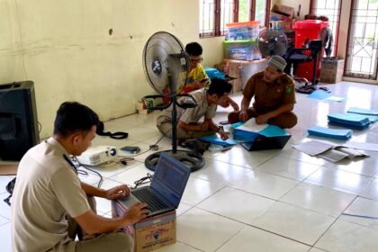 Kantor Pertanahan Tapin Lakukan Koordinasi Pengumpulan Data PTSL di Desa Serawi