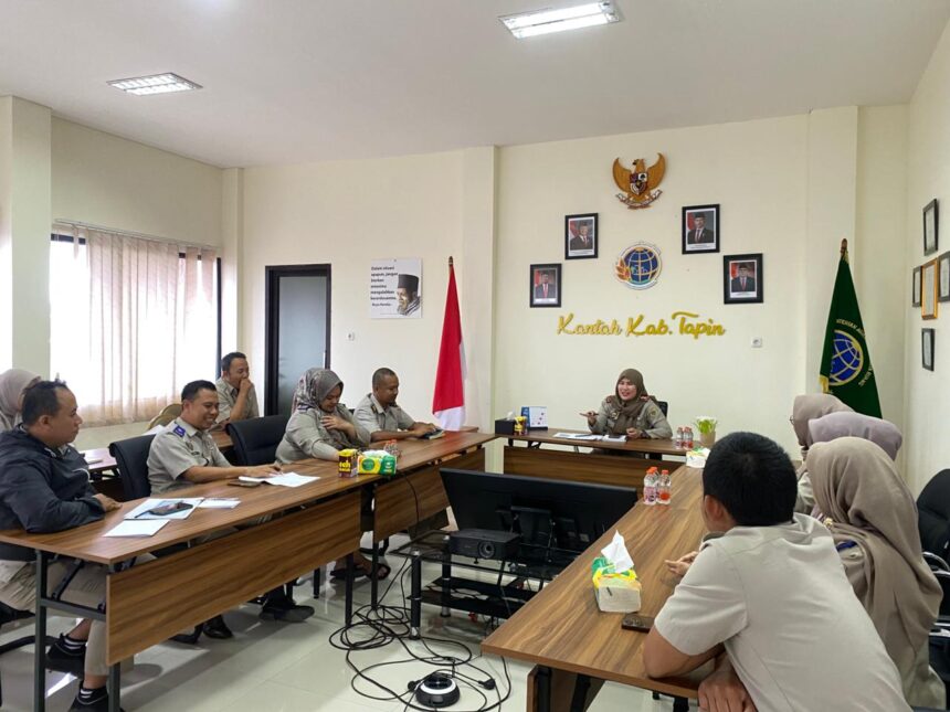 Kantor Pertanahan Tapin Gelar Rakor Evaluasi Kualitas Data Pertanahan