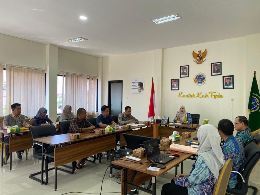 Kantor Pertanahan Tapin Susun Laporan Inventarisasi Tanah Terindikasi Telantar