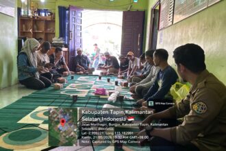 Kantor Pertanahan Tapin Laksanakan Pemetaan Sosial Reforma Agraria di Desa Kalumpang