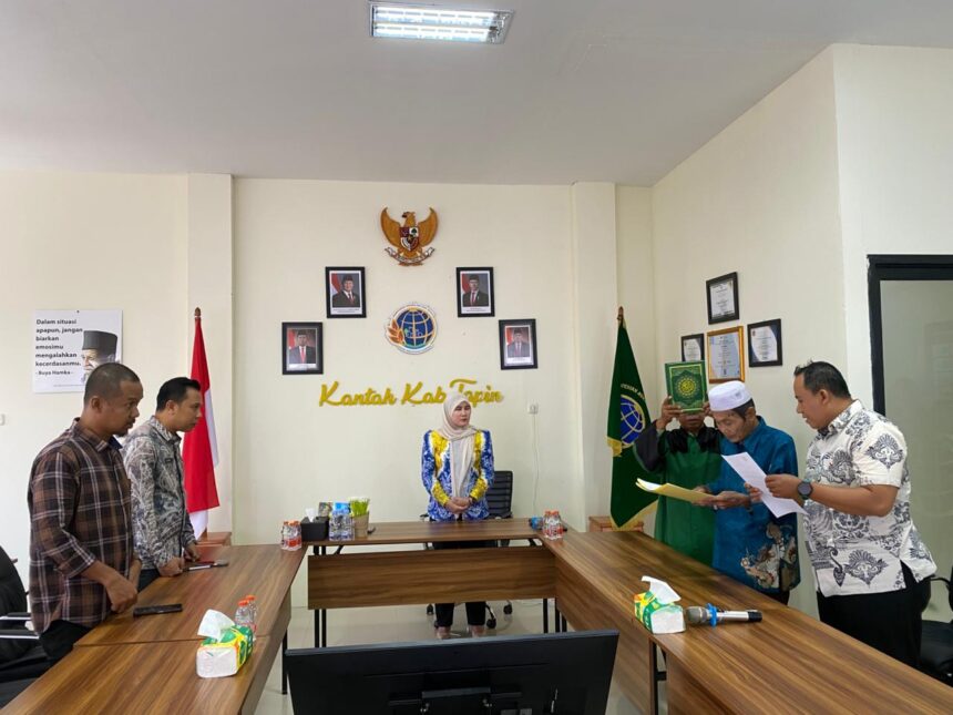Kantor Pertanahan Tapin Laksanakan Pengambilan Sumpah Sertipikat Hilang