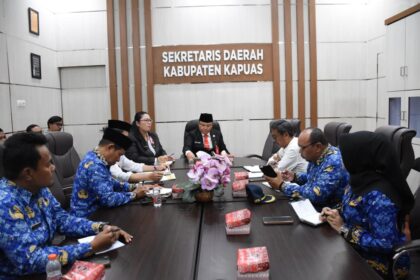 Pemkab Kapuas Siapkan Penataan Pedagang Pasar Jalan Mawar