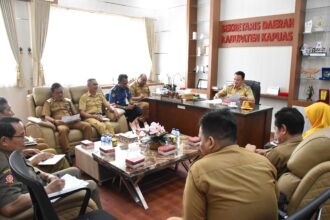 Pemkab Kapuas Matangkan Penataan Pasar Jalan Mawar dan Jalan Anggrek
