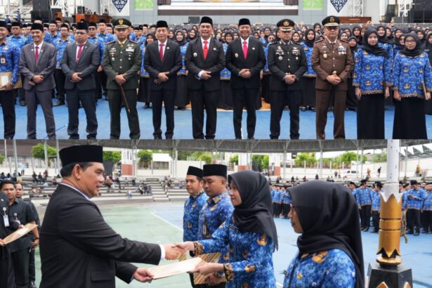 1.097 PNS Barito Utara resmi diangkat, Bupati tekankan integritas ASN