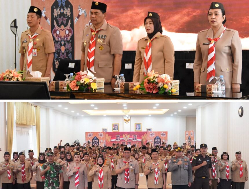 Bupati Barito Utara Lantik Pengurus Kwarcab Gerakan Pramuka Masa Bakti 2026–2031