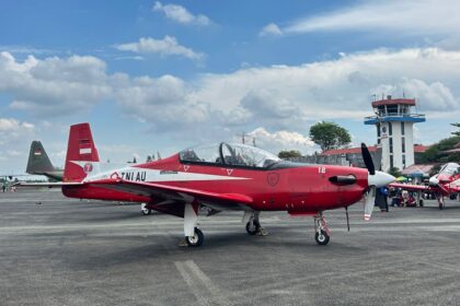 Jupiter Aerobatic Team Jadi Magnet Open Base Static Show di Banjarbaru