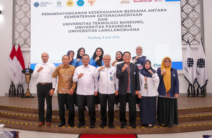 Kemnaker Gandeng Tiga Kampus di Bandung untuk Pengembangan SDM, Riset, dan Pengabdian Masyarakat