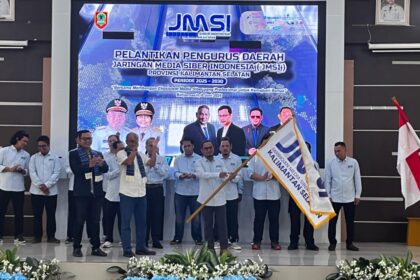 Pemkab Kotabaru Hadiri Pelantikan JMSI Kalsel 2026–2031 Dukung Penguatan Media Siber