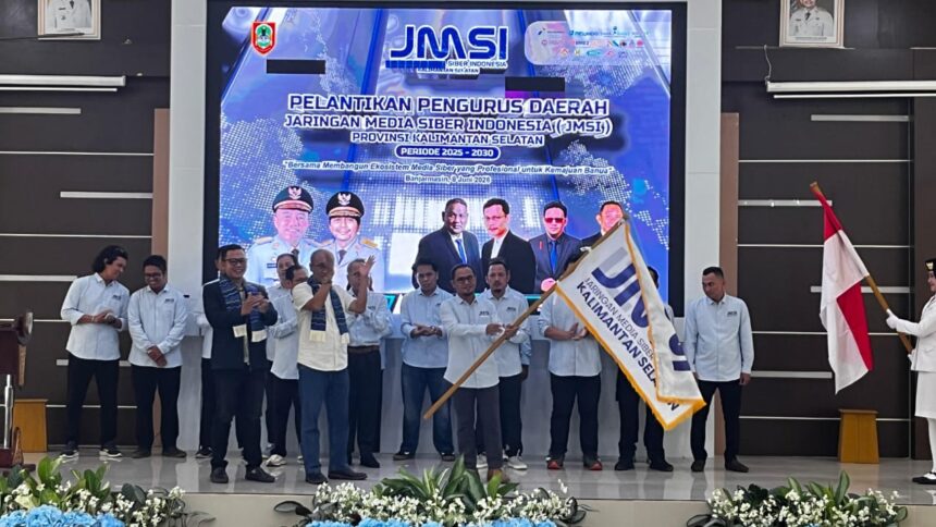 Pemkab Kotabaru Hadiri Pelantikan JMSI Kalsel 2026–2031 Dukung Penguatan Media Siber