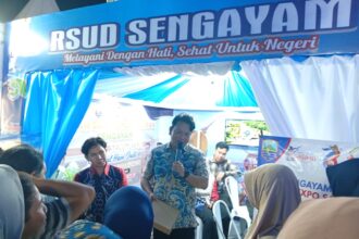 Malam Penutupan Expo Sa'ijaan Kotabaru Hebat 2026,RSUD Sengayam Adakan Kuis Berhadiah