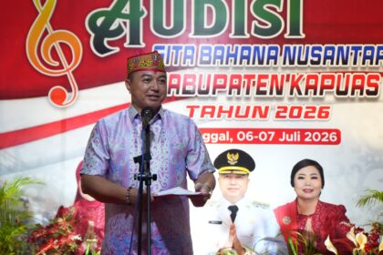 Wabup Kapuas Buka Audisi Gita Bahana Nusantara 2026, Dorong Generasi Muda Berprestasi di Bidang Seni