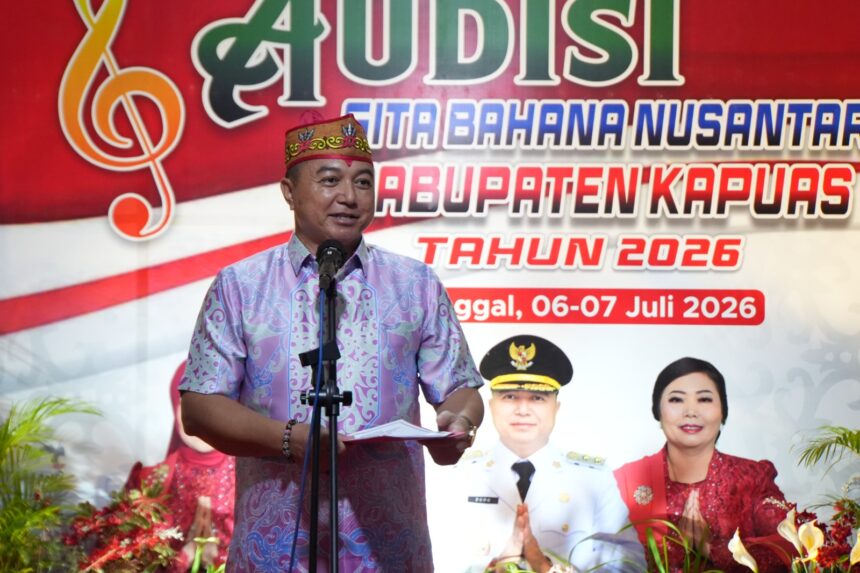 Wabup Kapuas Buka Audisi Gita Bahana Nusantara 2026, Dorong Generasi Muda Berprestasi di Bidang Seni