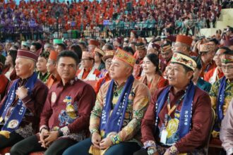 Wakil Bupati Kapuas Dodo, S.P. saat menghadiri acara Sinode Umum XXV GKE, Puruk Cahu, Kabupaten Murung Raya, Selasa (7/7/2026).