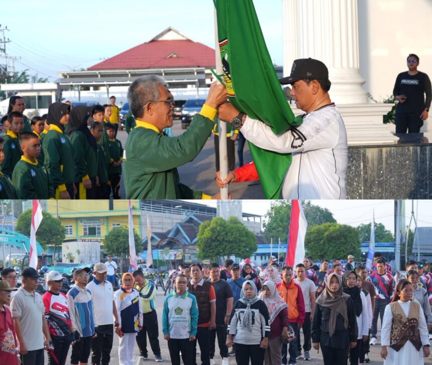 Bupati Shalahuddin Lepas Kontingen O2SN Barito Utara ke Tingkat Provinsi Kalimantan Tengah