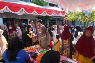 Pasar Murah di Rusunawa Ganda Maghfirah Diserbu Warga