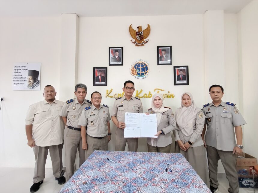 Kantor Pertanahan Kabupaten Tapin Gelar Serah Terima Jabatan Kepala Kantor