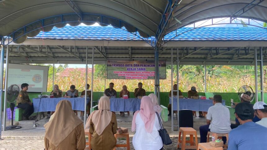 Kantor Pertanahan Tapin Susun Rencana Aksi Reforma Agraria Bersama Lintas Sektor