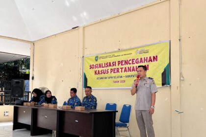 Kantor Pertanahan Tapin Sosialisasikan Pencegahan Kasus Pertanahan di Tapin Selatan