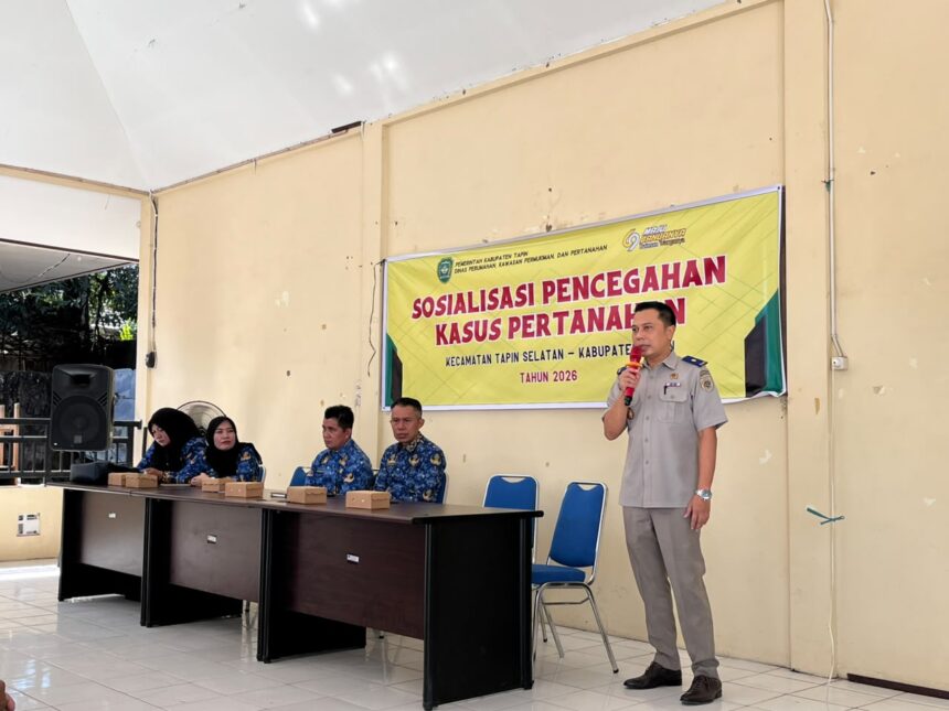 Kantor Pertanahan Tapin Sosialisasikan Pencegahan Kasus Pertanahan di Tapin Selatan