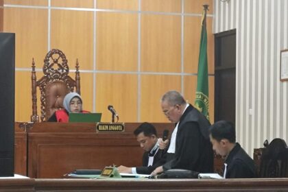 Dr.H. M. Sabri Noor Herman S.H, M.H. penasehat hukum terdakwa Ginarsa Tandinagara.