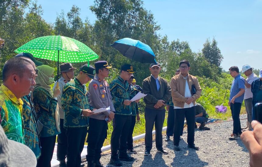 Eksekusi Riil Perkara Perdata Dilaksanakan di Margasari Hilir Tapin