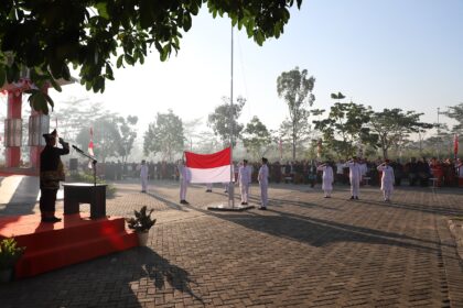 Kanwil BPN Kalsel Gelar Upacara HUT ke-81 Kemerdekaan RI