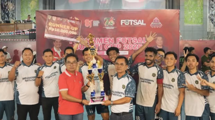 Dinas Pendidikan Raih Gelar Juara Futsal Bupati Cup 2026
