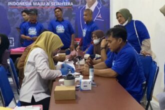 HUT ke-25 Partai Demokrat, DPD Demokrat Kalsel Gelar Cek Kesehatan Gratis dan Lomba Pidato AHY