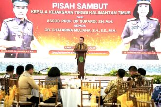 Pisah Sambut Kajati Kaltim, Rudy Mas’ud Apresiasi Dedikasi Supardi dan Sambut Chatarina Muliana