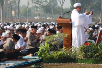 Kegiatan sholat Istisqa di Polda Kalsel