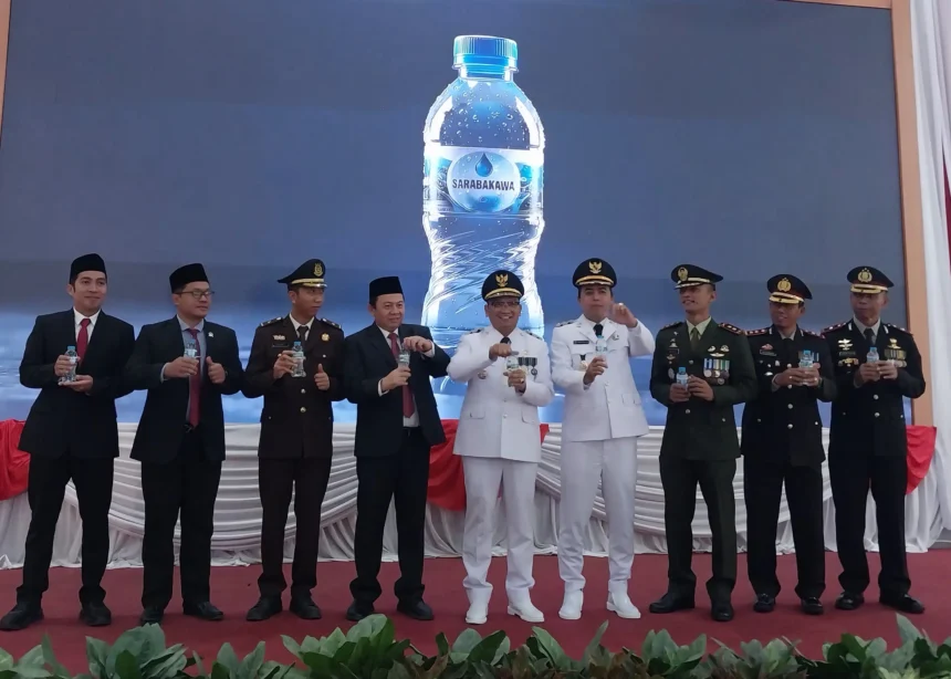 Setelah Setahun, AMDK Sarabakawa Milik PT AMTB Resmi Diluncurkan