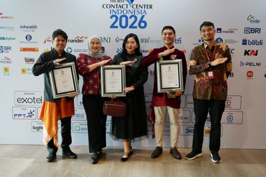 KCIC Raih Lima Penghargaan The Best Contact Center Indonesia 2026