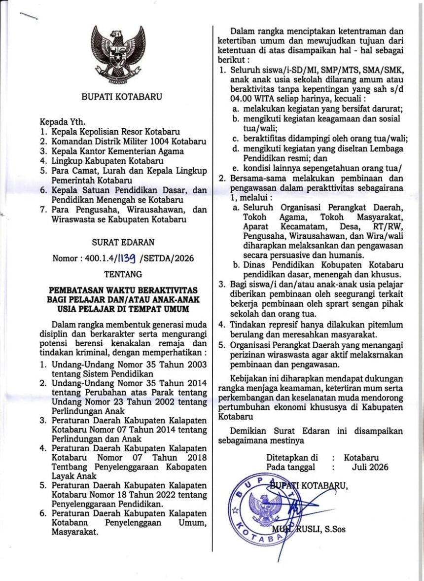 Bupati Kotabaru