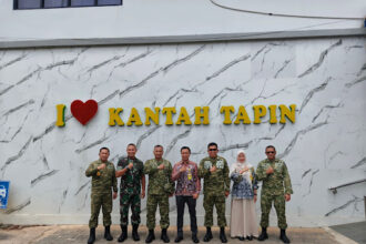 Kantor Pertanahan Tapin Terima Kunjungan Pasis Sesko TNI Bahas Karhutla